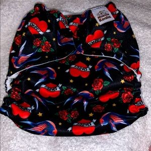 Mommy and daddy cloth diaper